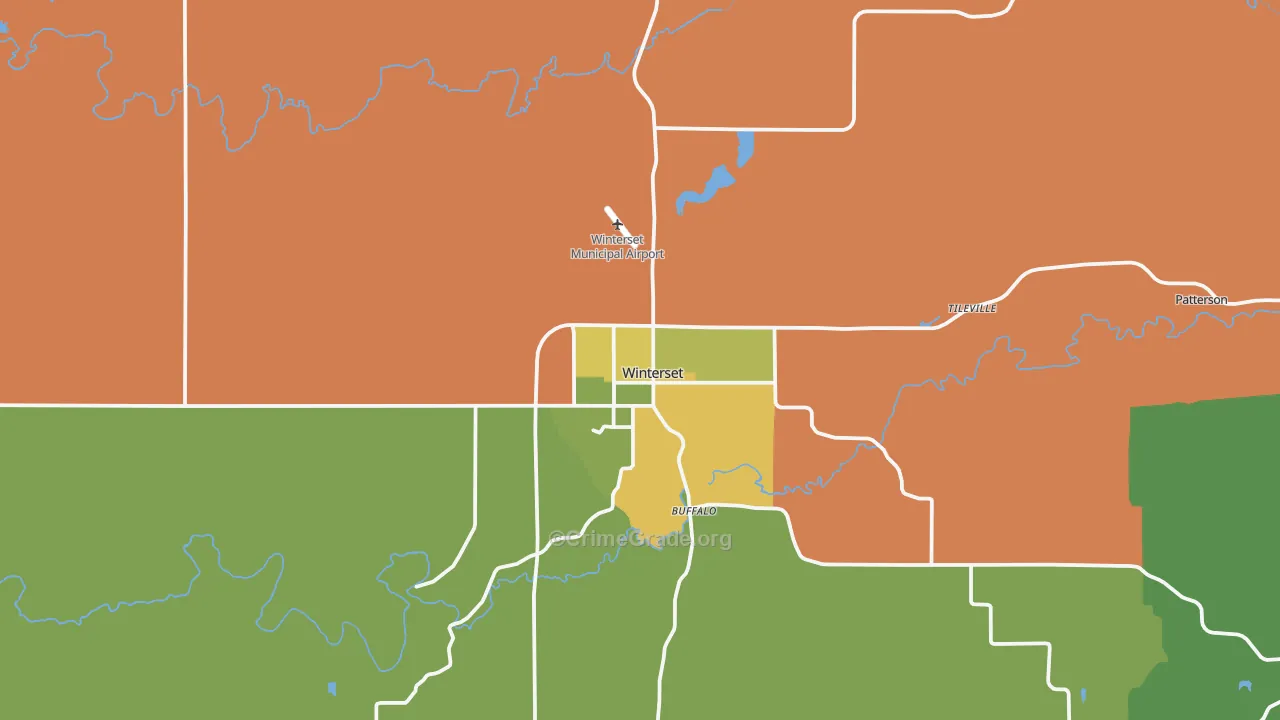 50273, IA Map of Theft Rates