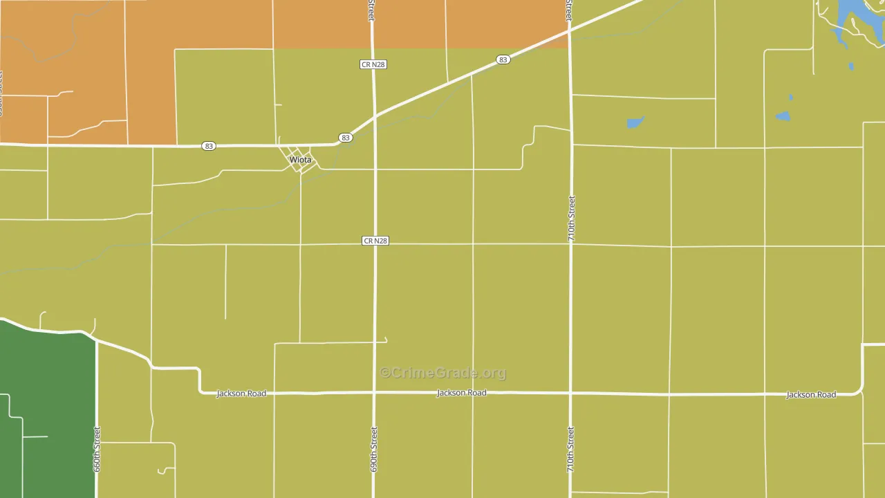 50274, IA Map of Theft Rates