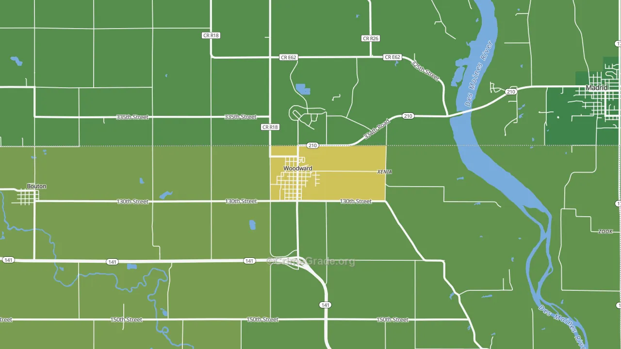 50276, IA Map of Theft Rates