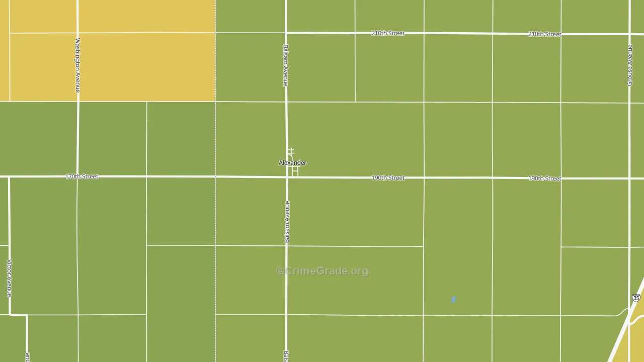50420, IA Map of Theft Rates