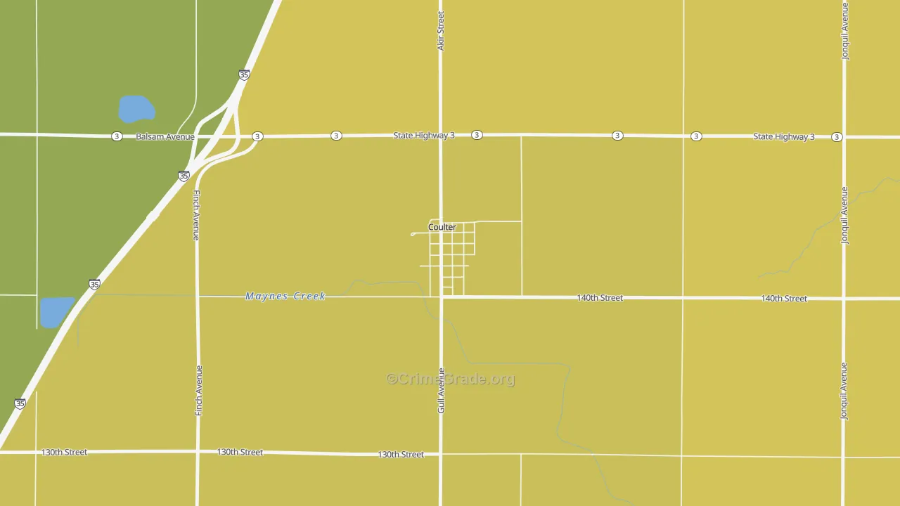 50431, IA Map of Theft Rates