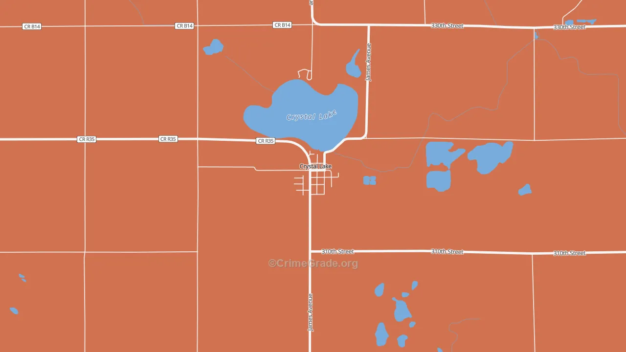 50432, IA Map of Theft Rates