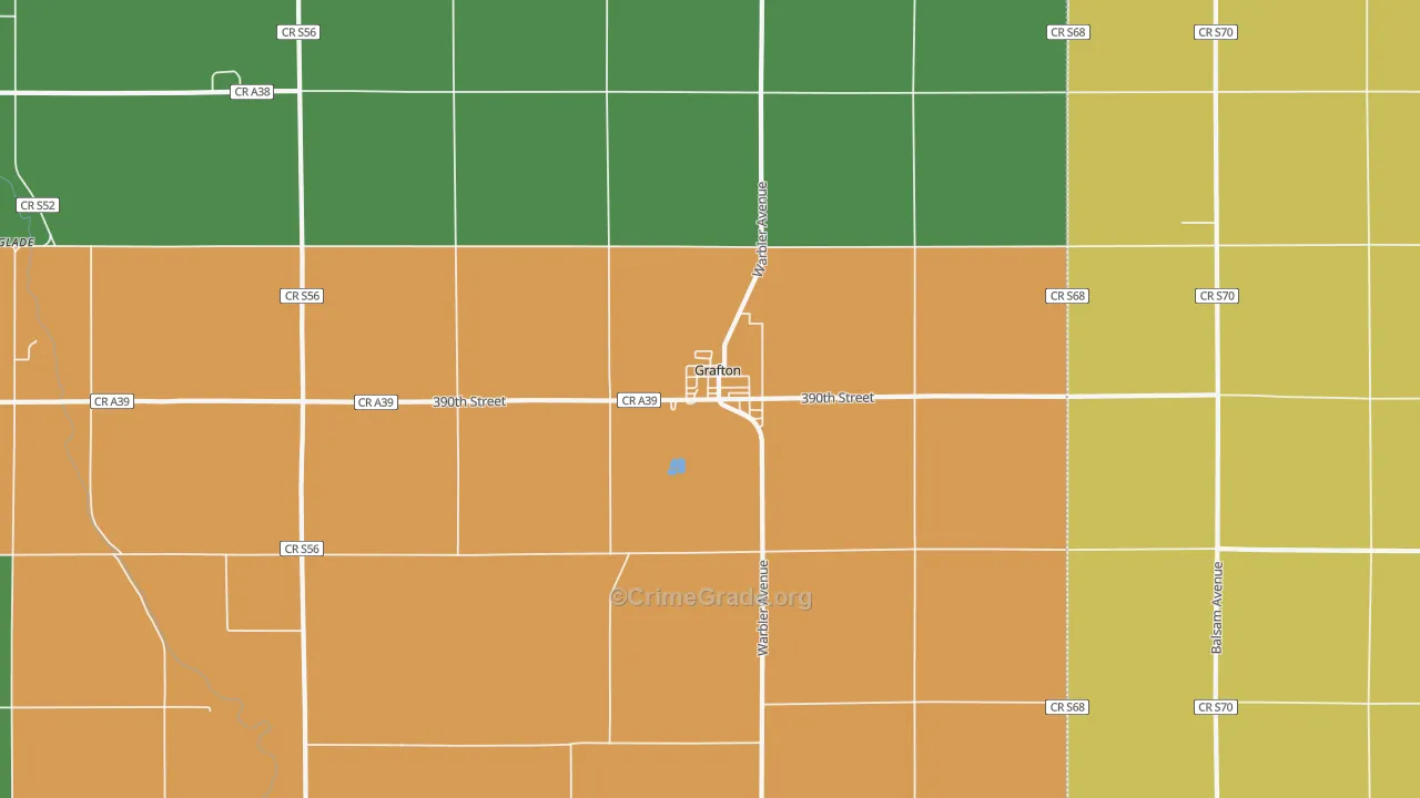 50440, IA Map of Theft Rates