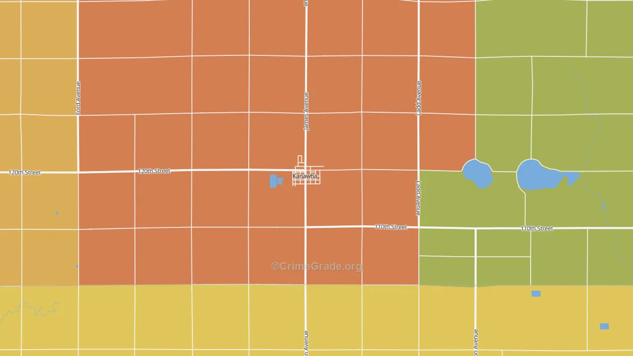 50447, IA Map of Theft Rates