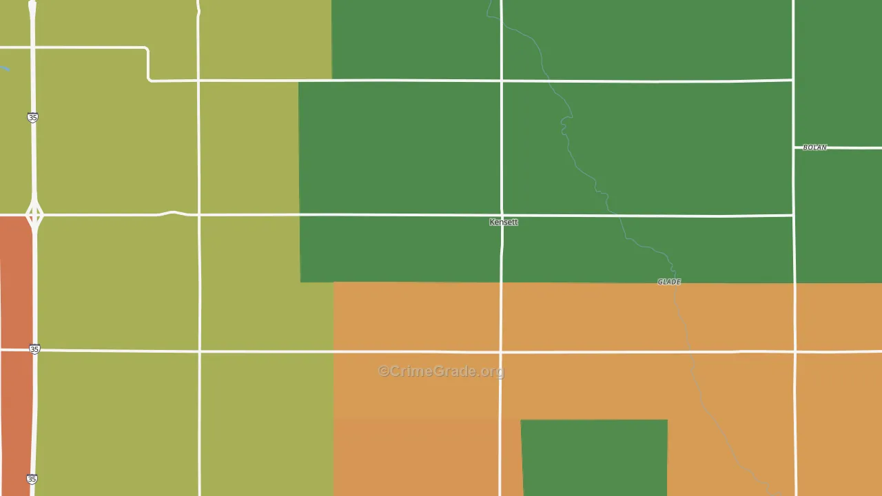 50448, IA Map of Theft Rates