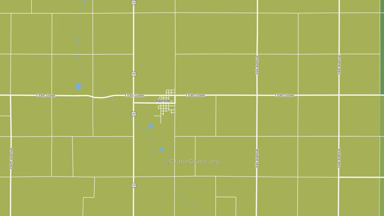 50449, IA Map of Theft Rates