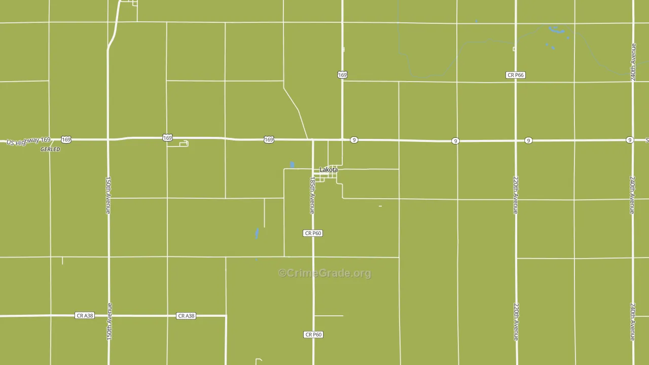 50451, IA Map of Theft Rates