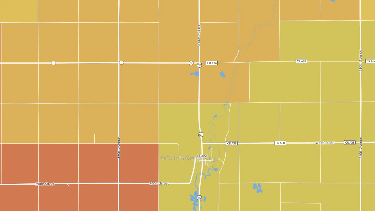 50453, IA Map of Theft Rates