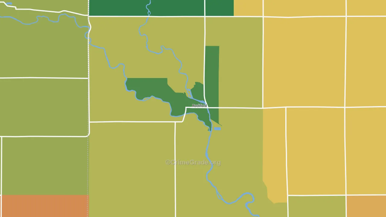 50468, IA Map of Theft Rates