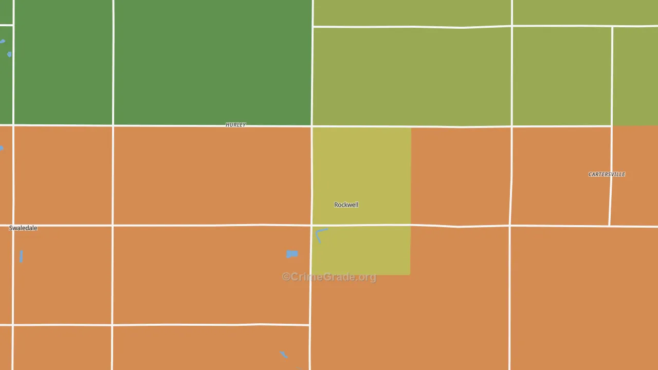 50469, IA Map of Theft Rates