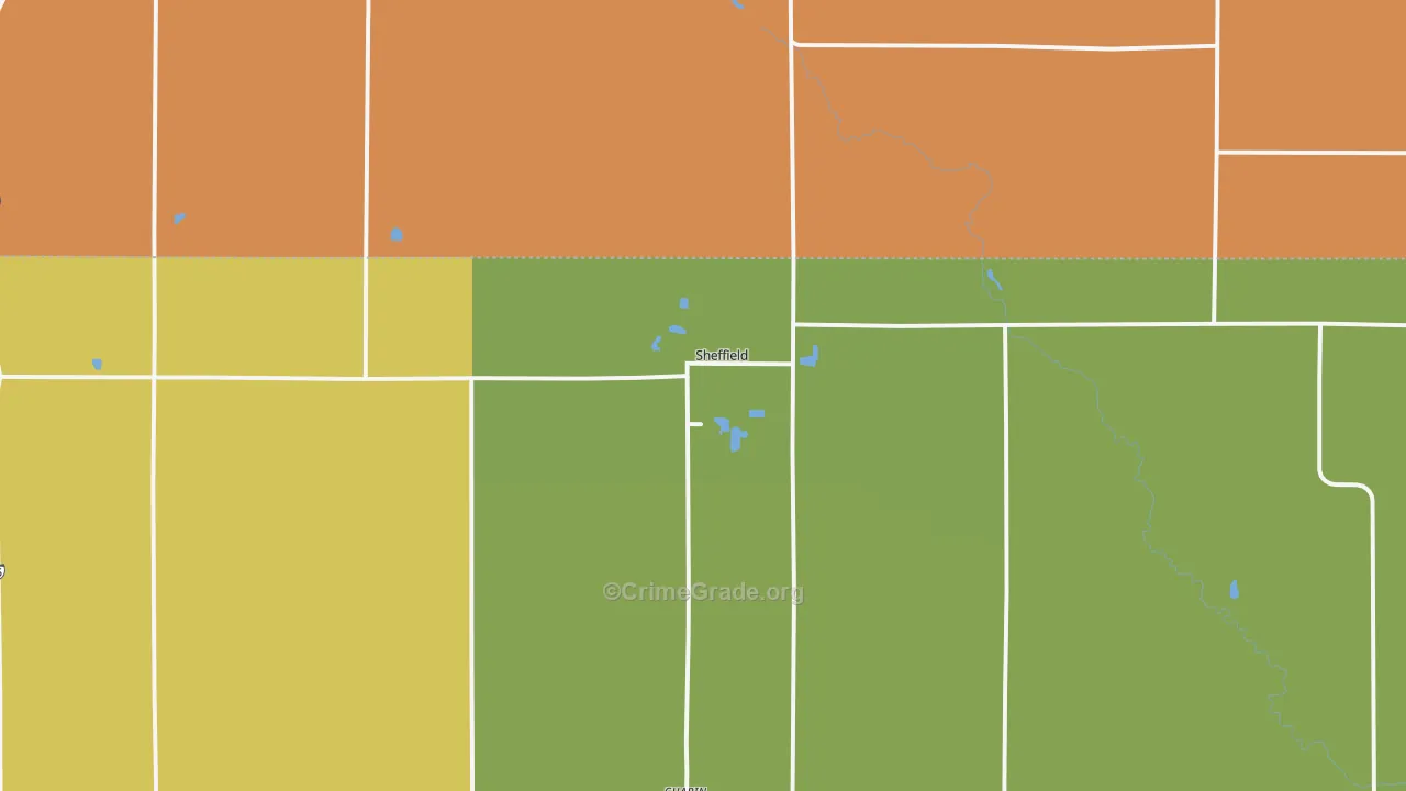 50475, IA Map of Theft Rates