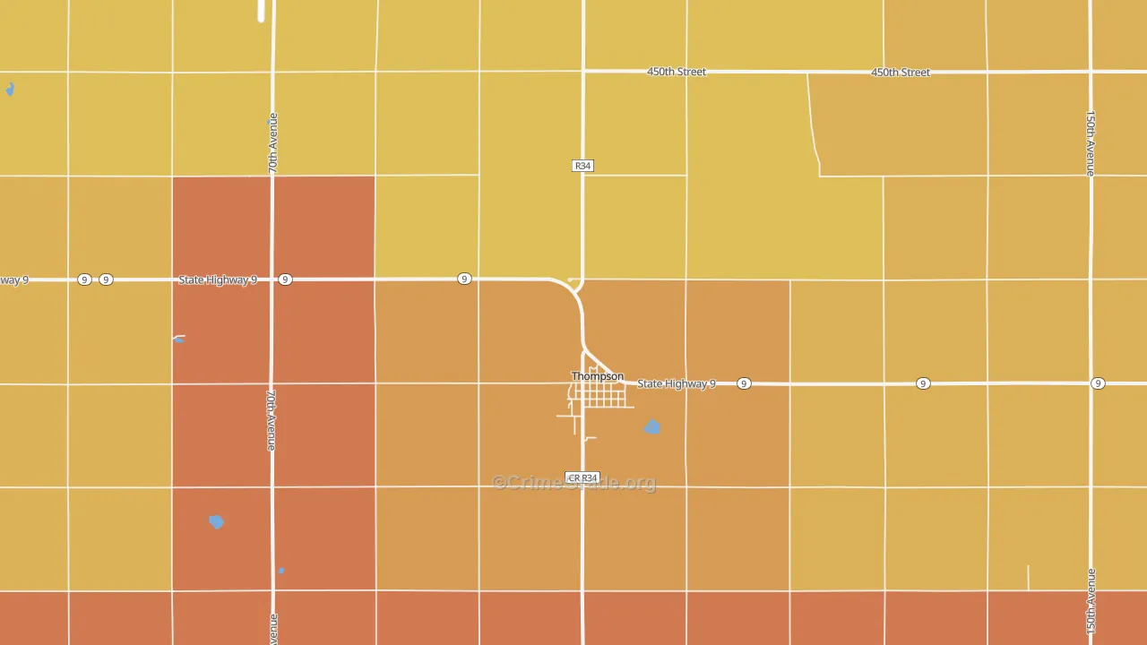 50478, IA Map of Theft Rates
