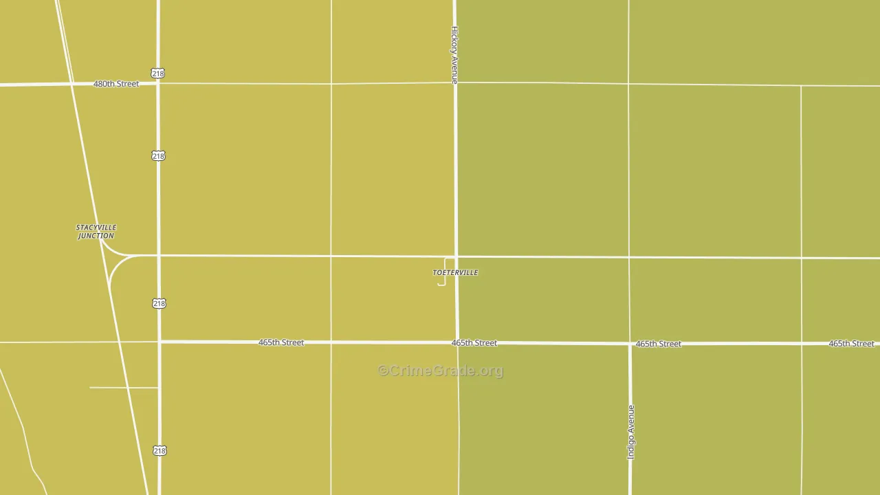 50481, IA Map of Theft Rates