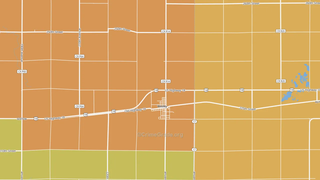 50483, IA Map of Theft Rates