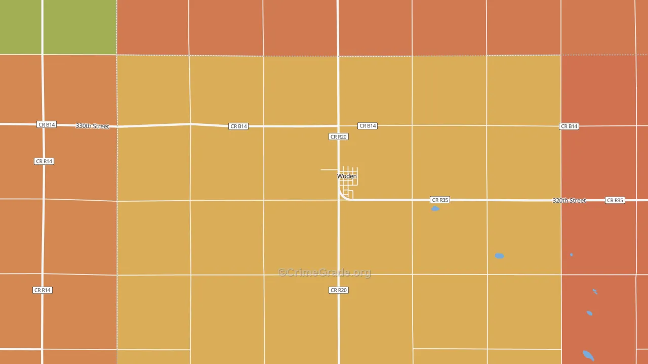 50484, IA Map of Theft Rates