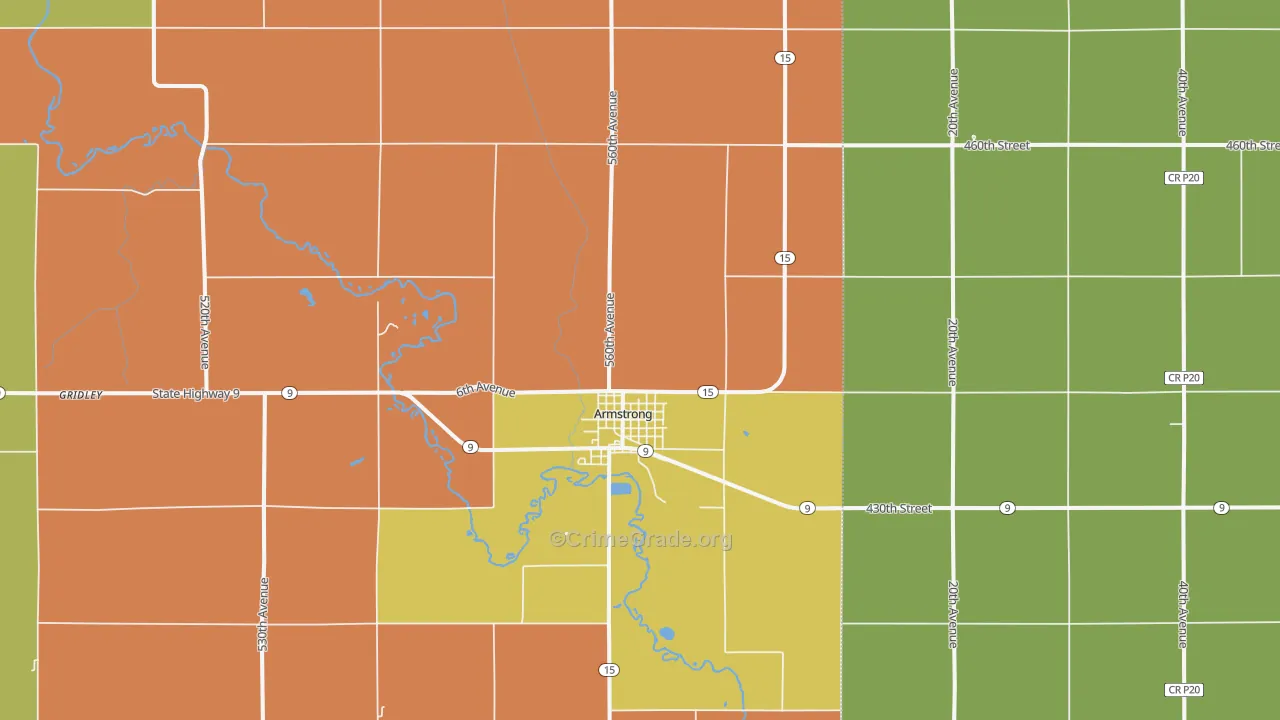 50514, IA Map of Theft Rates