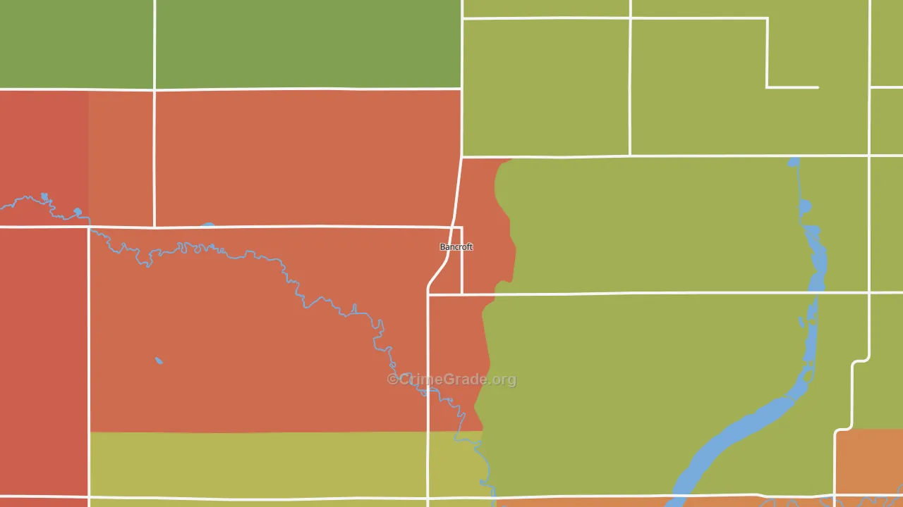 50517, IA Map of Theft Rates