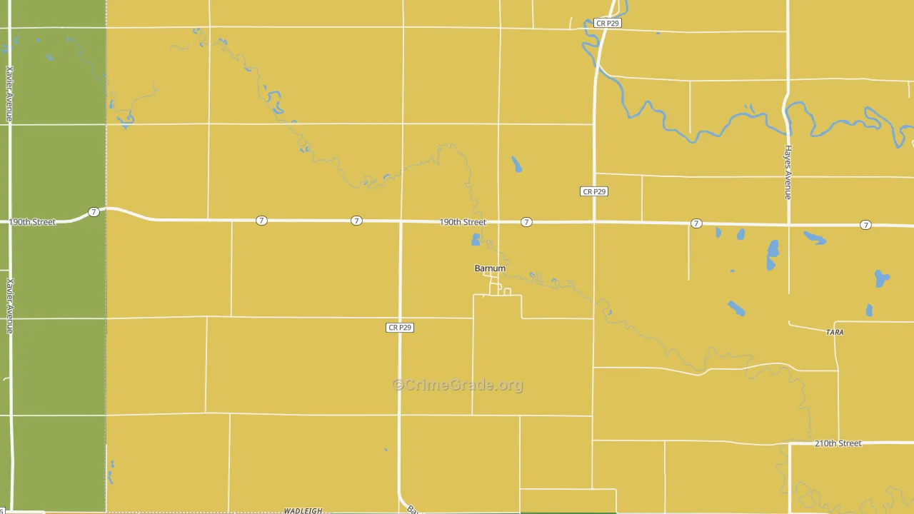 50518, IA Map of Theft Rates