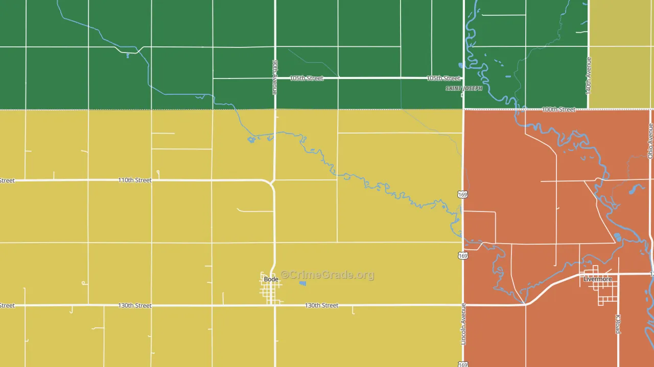 50519, IA Map of Theft Rates