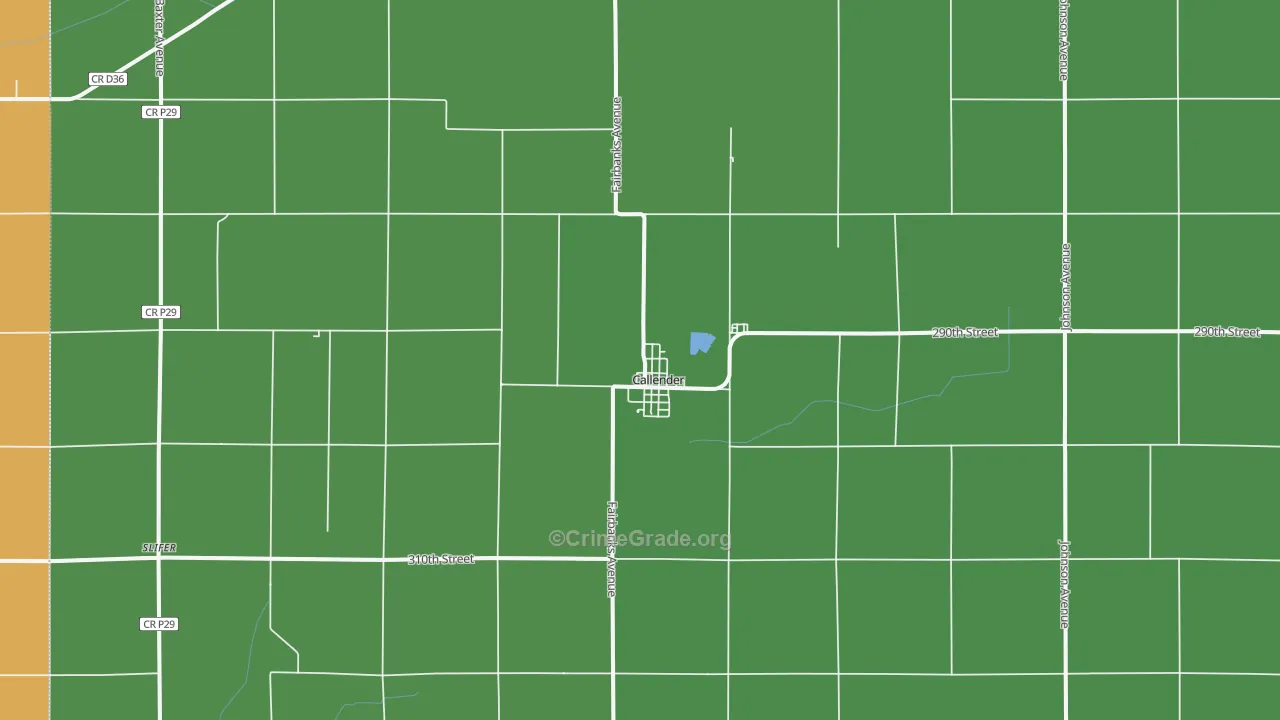 50523, IA Map of Theft Rates