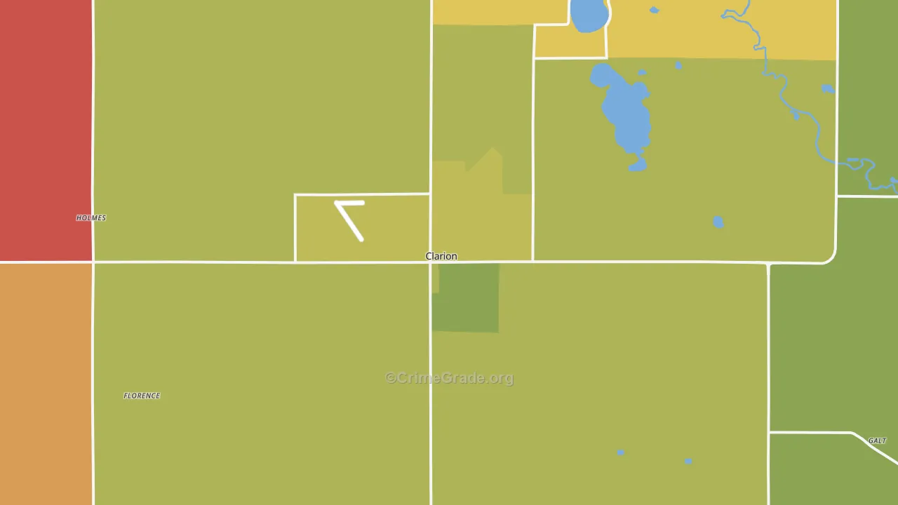 50525, IA Map of Theft Rates