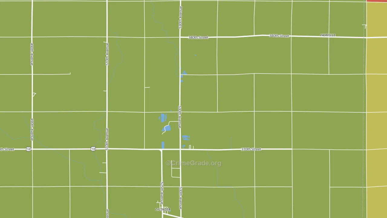 50528, IA Map of Theft Rates