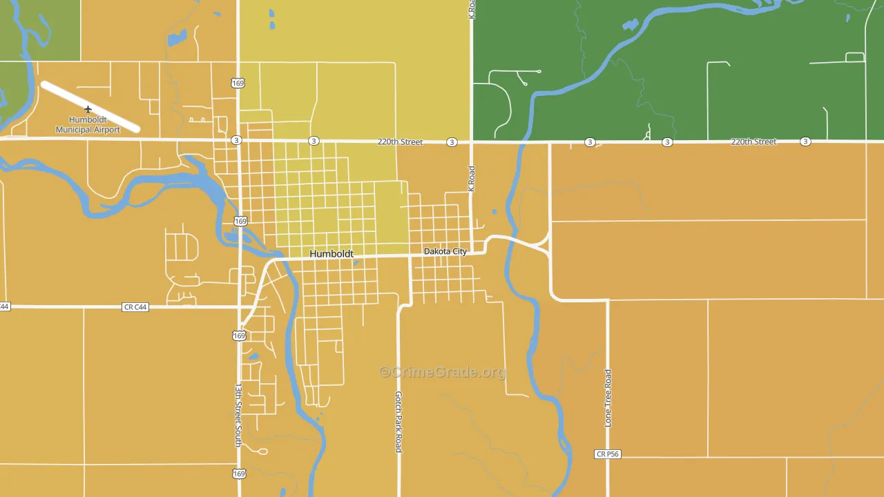 50529, IA Map of Theft Rates