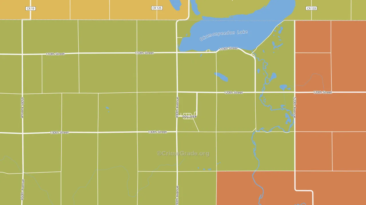 50531, IA Map of Theft Rates