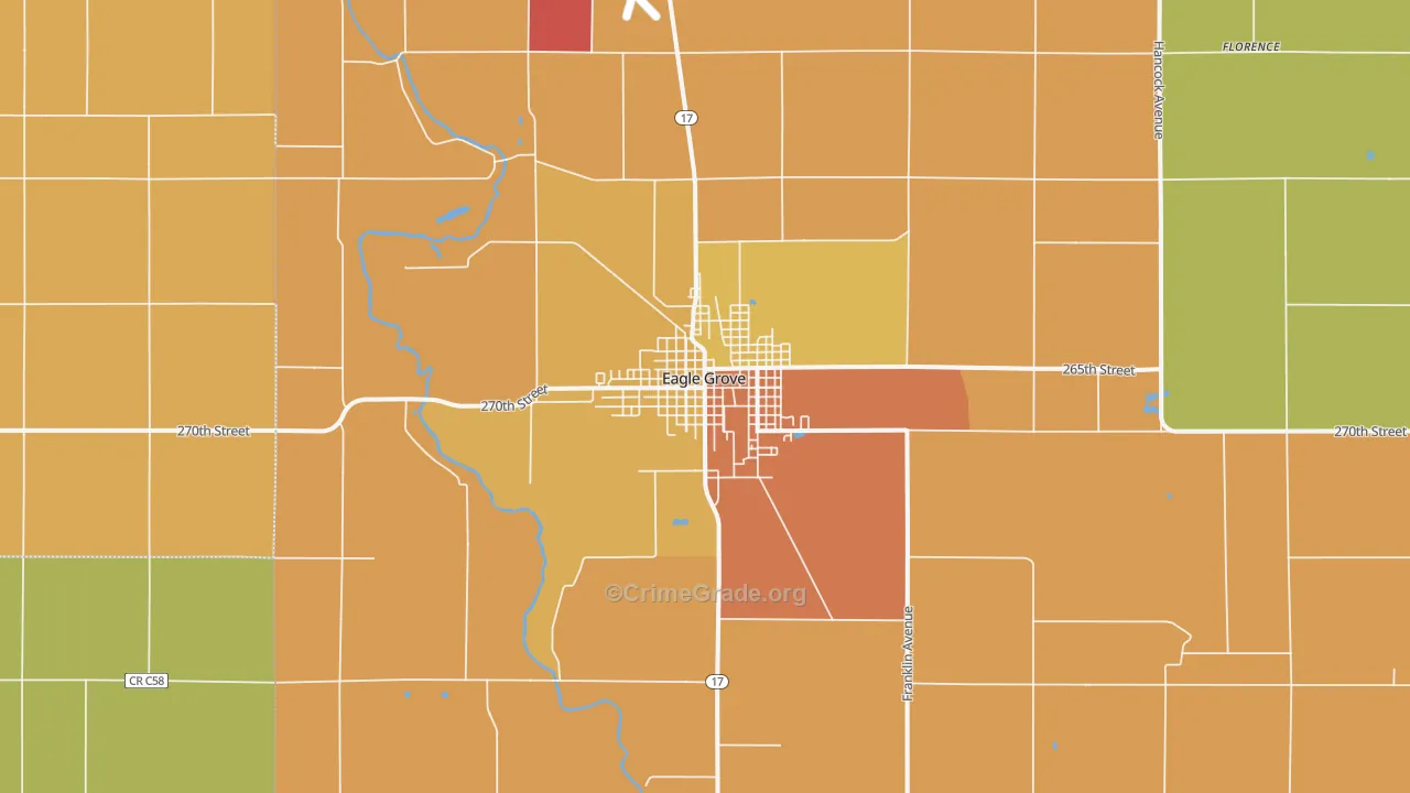 50533, IA Map of Theft Rates