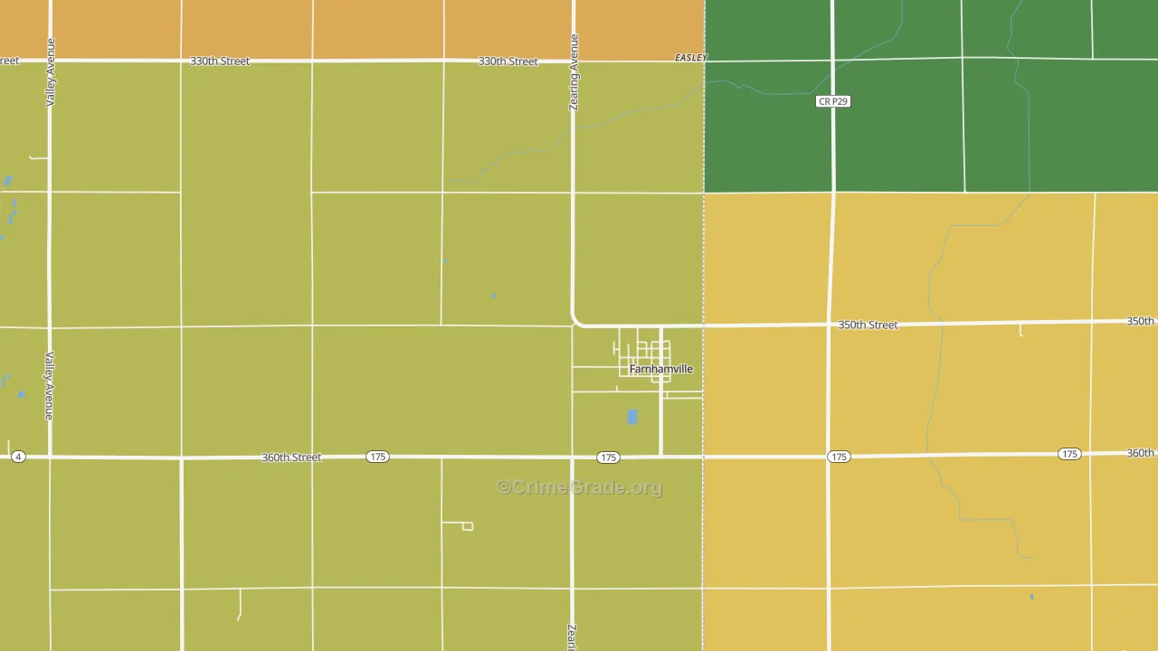 50538, IA Map of Theft Rates