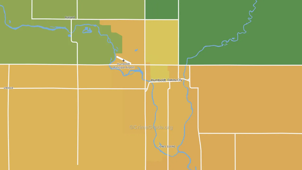50548, IA Map of Theft Rates