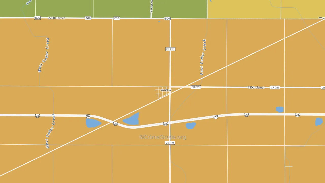 50552, IA Map of Theft Rates