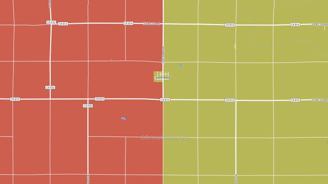 50559, IA Map of Theft Rates