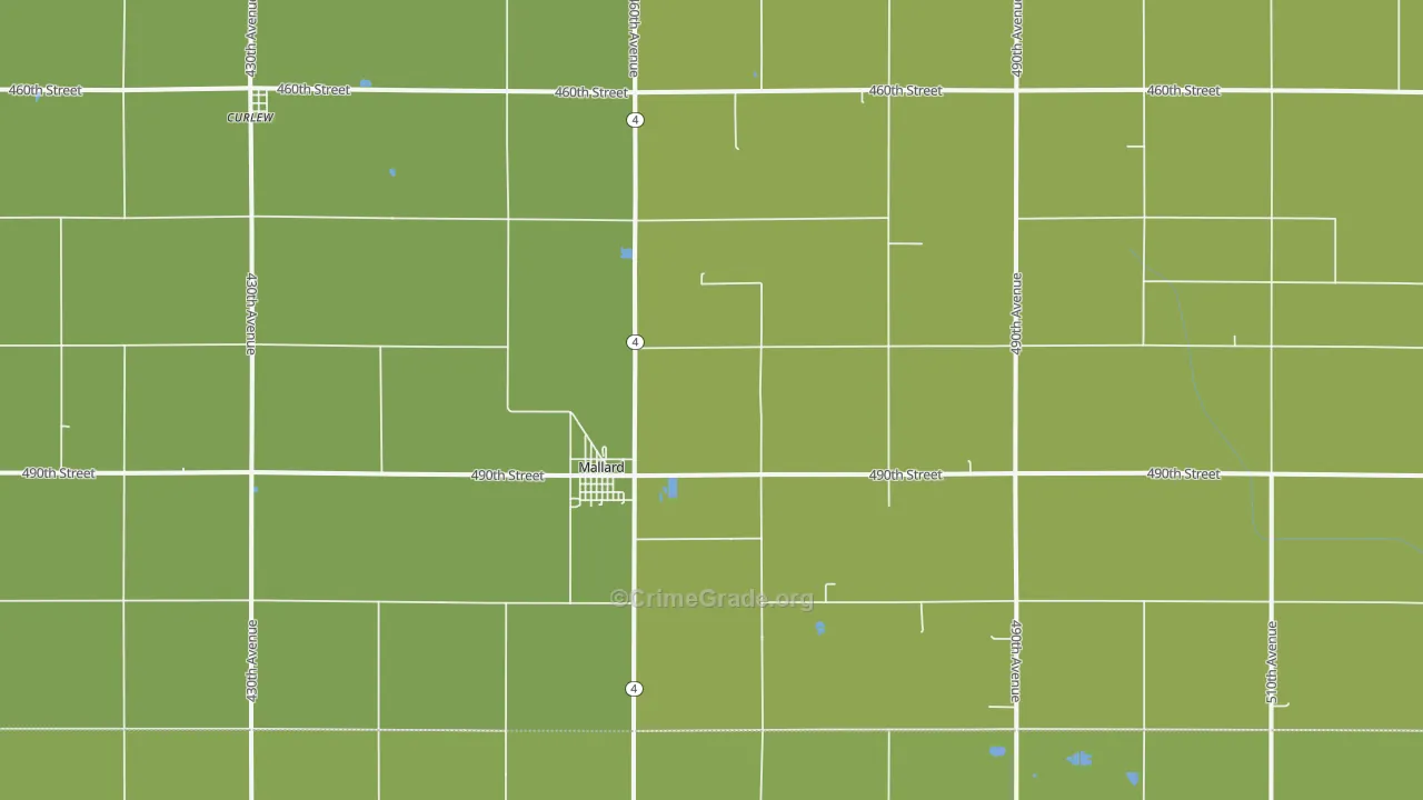 50562, IA Map of Theft Rates