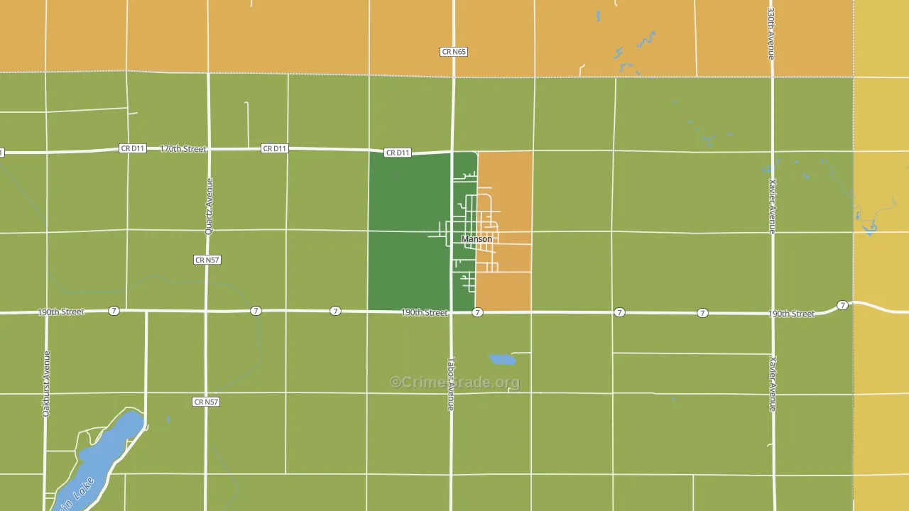 50563, IA Map of Theft Rates