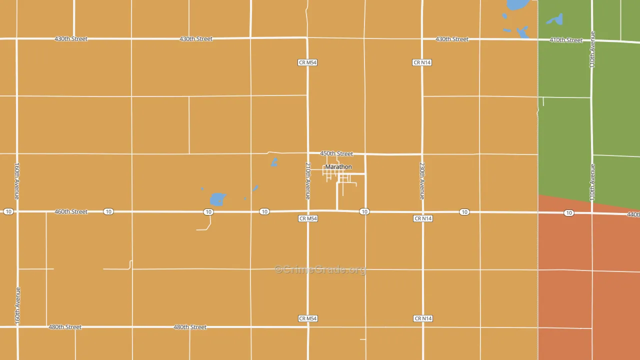 50565, IA Map of Theft Rates