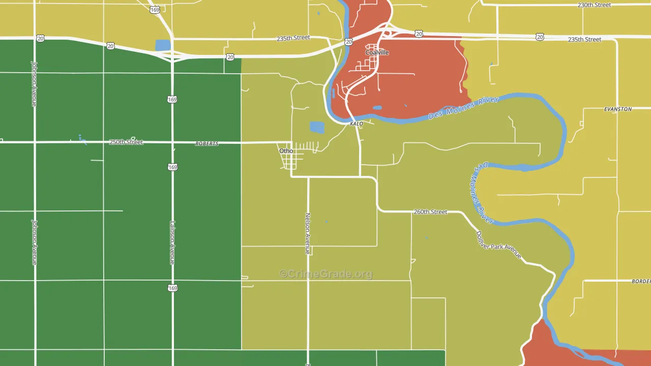 50569, IA Map of Theft Rates