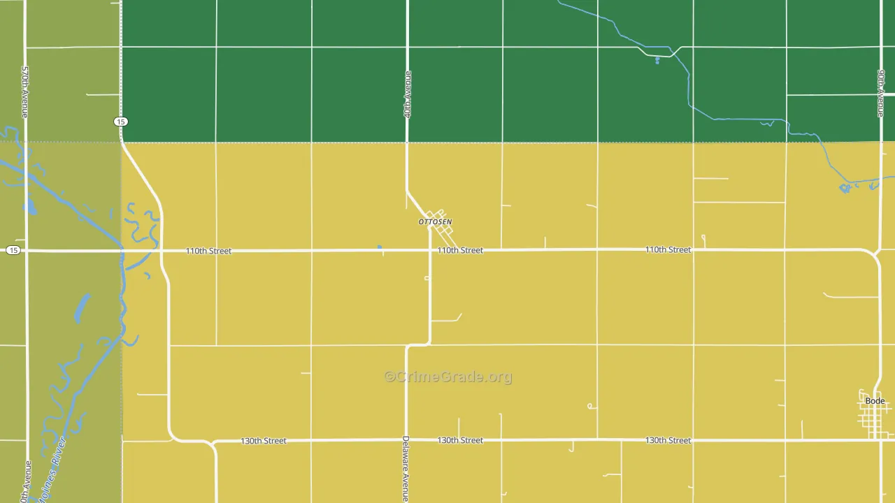 50570, IA Map of Theft Rates