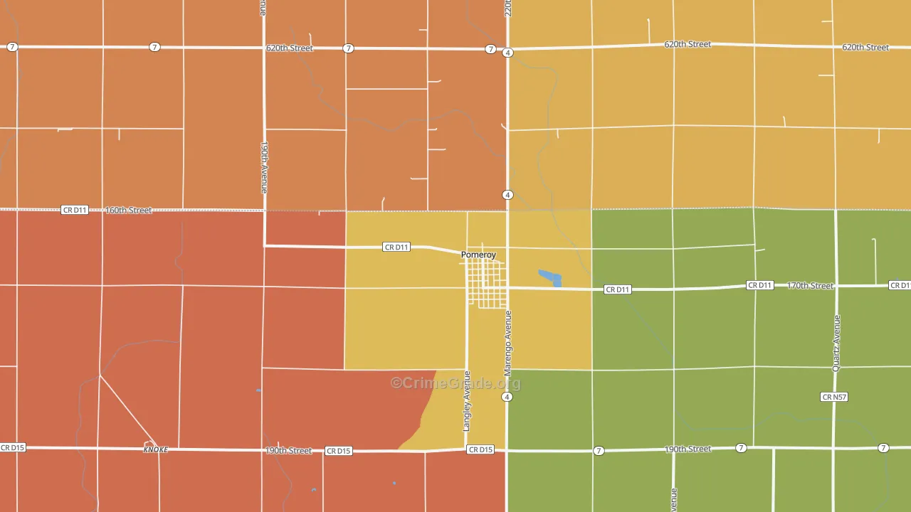 50575, IA Map of Theft Rates