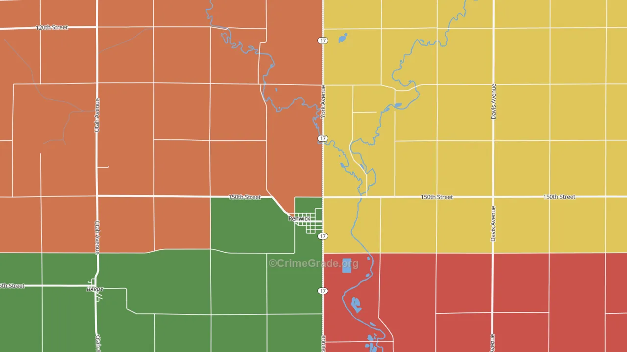 50577, IA Map of Theft Rates