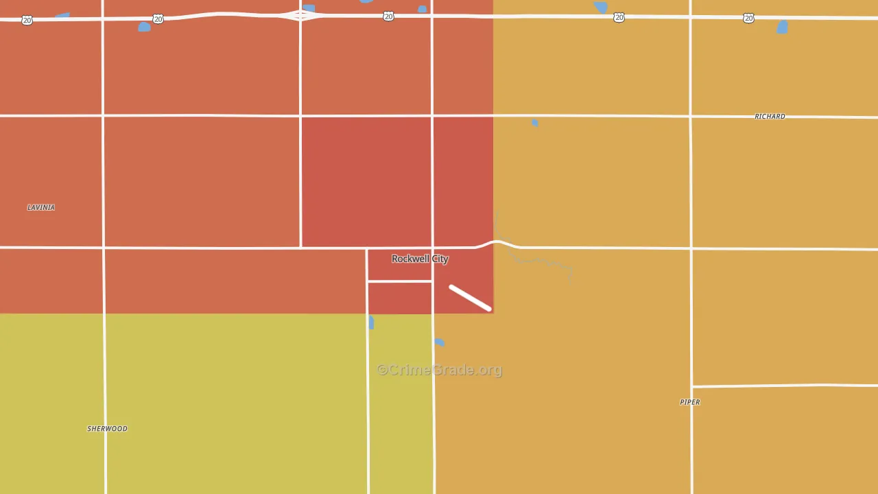 50579, IA Map of Theft Rates