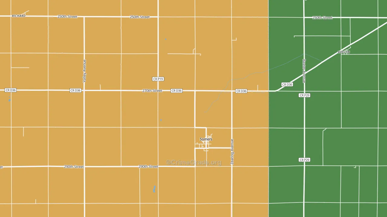 50586, IA Map of Theft Rates