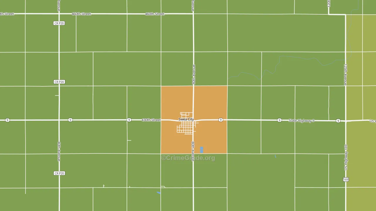 50590, IA Map of Theft Rates