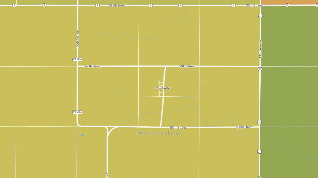 50592, IA Map of Theft Rates