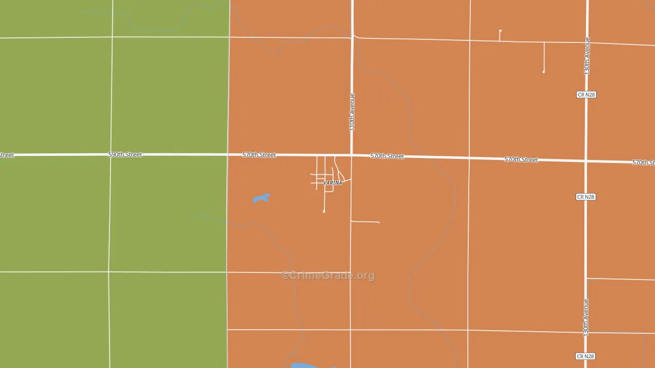 50593, IA Map of Theft Rates