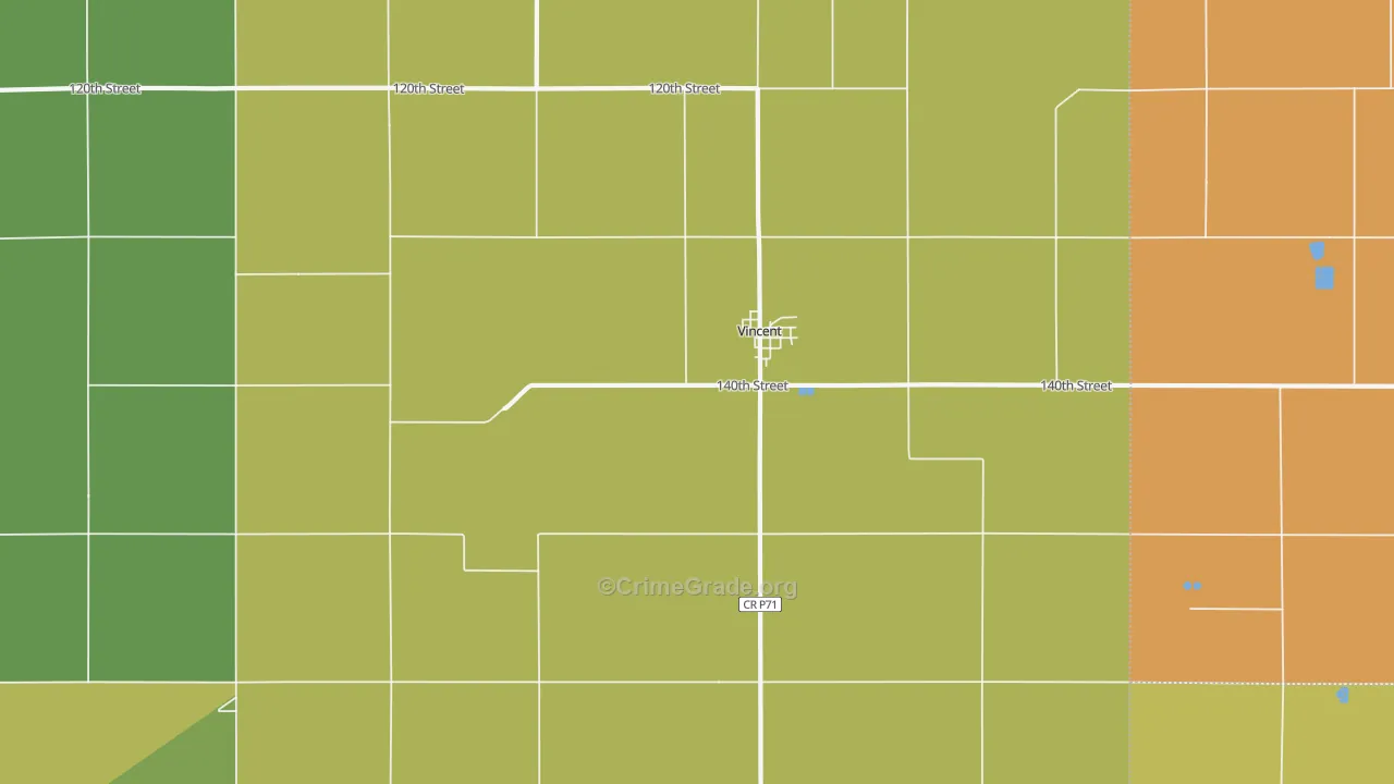 50594, IA Map of Theft Rates