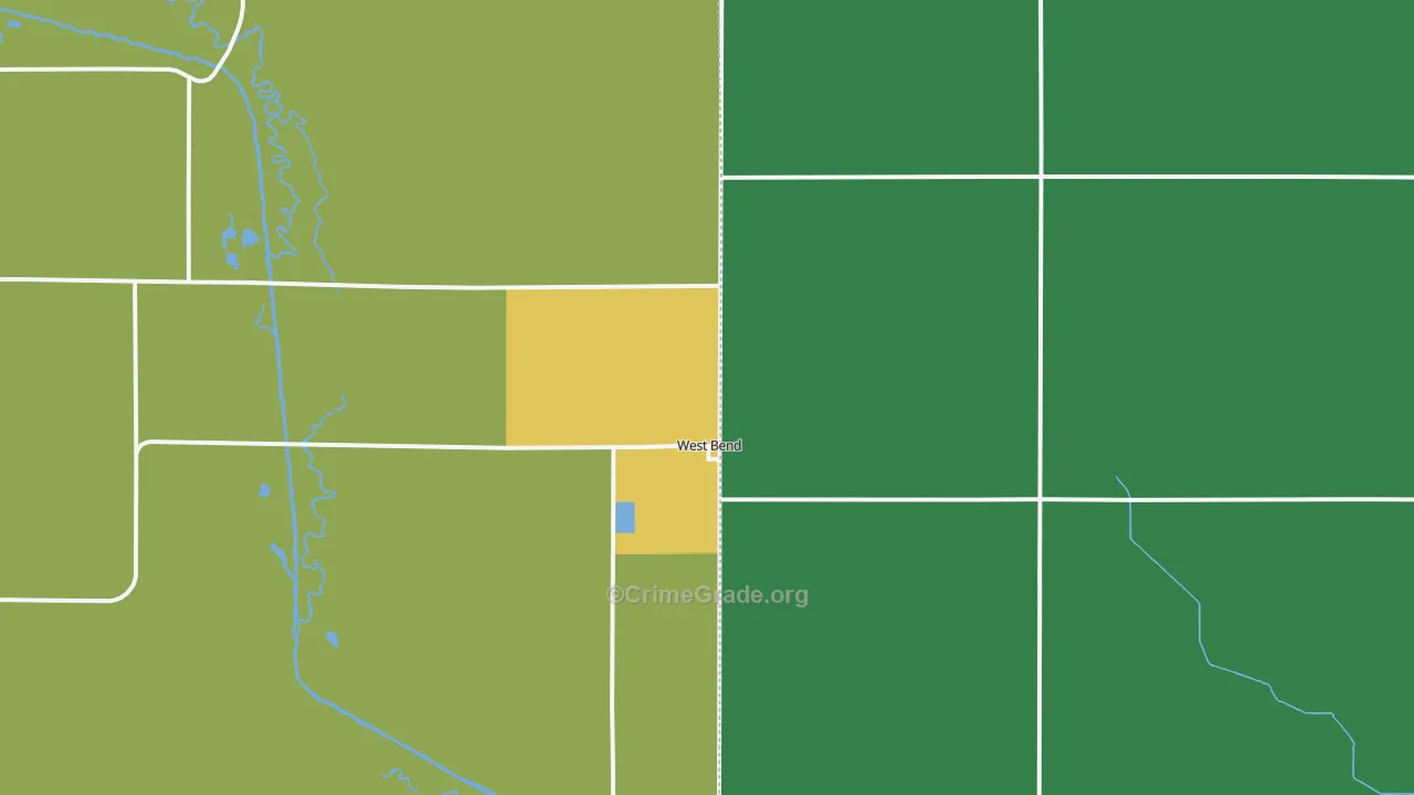 50597, IA Map of Theft Rates