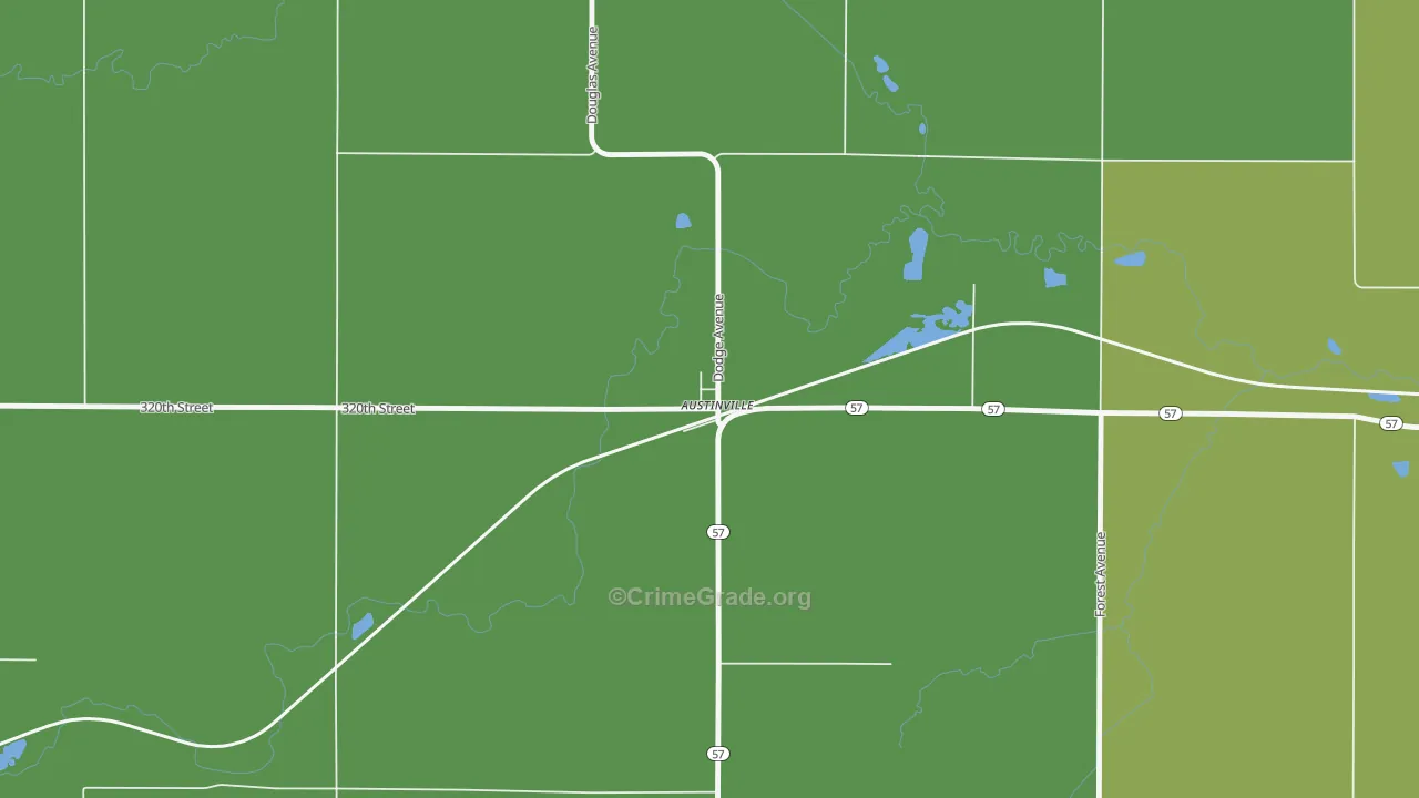 50608, IA Map of Theft Rates