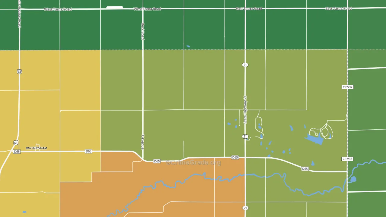 50612, IA Map of Theft Rates