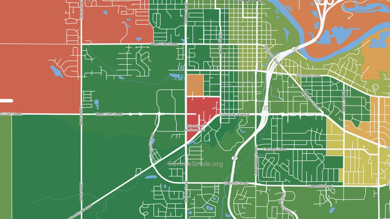 50614, IA Map of Theft Rates